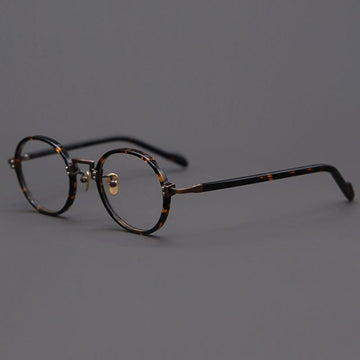 Smiley Vintage Acetate Round Glasses Frame